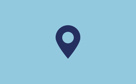 Icon showing location pin.