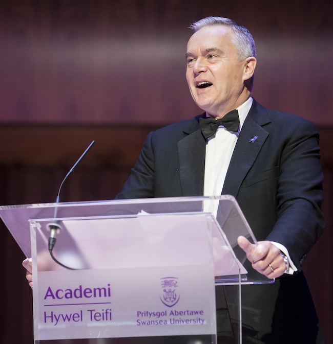 Huw Edwards as guest speakers
