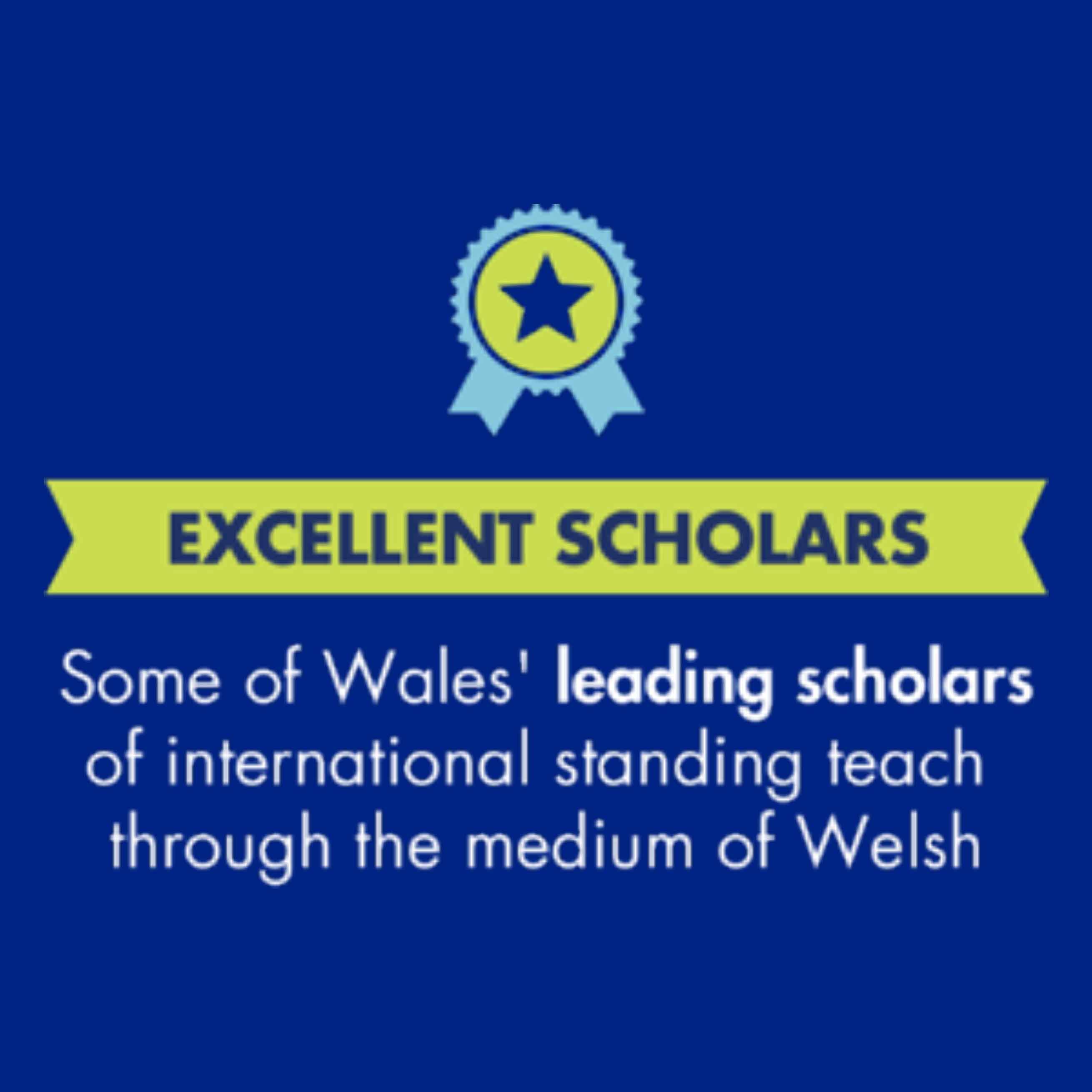 Some of Wales' leading scholars of international standing teach through the medium of Welsh