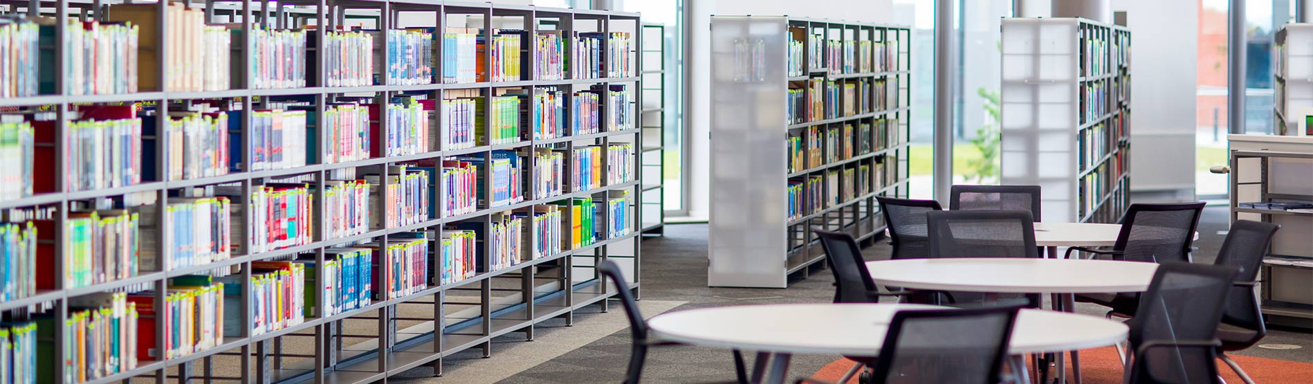 A photograph of the Bay campus library.