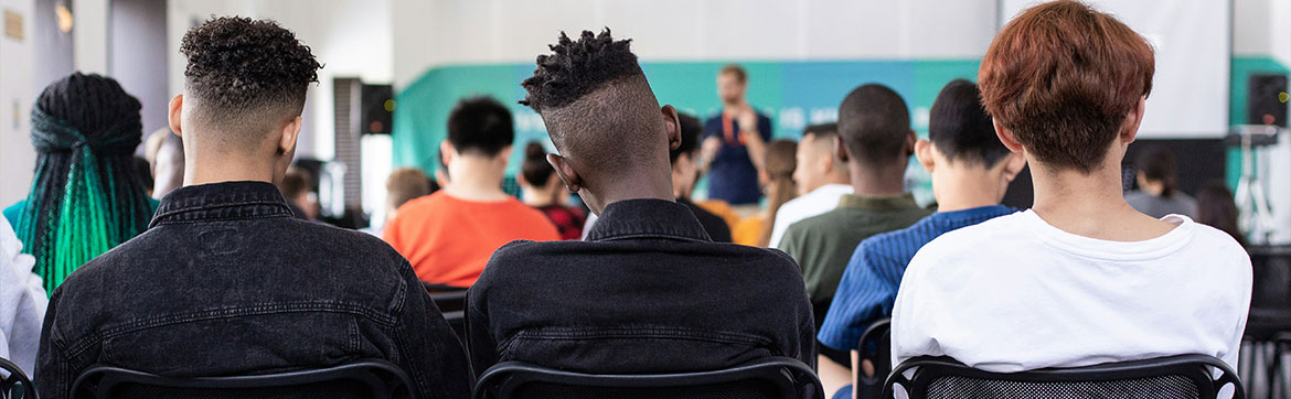 Students in a lecture