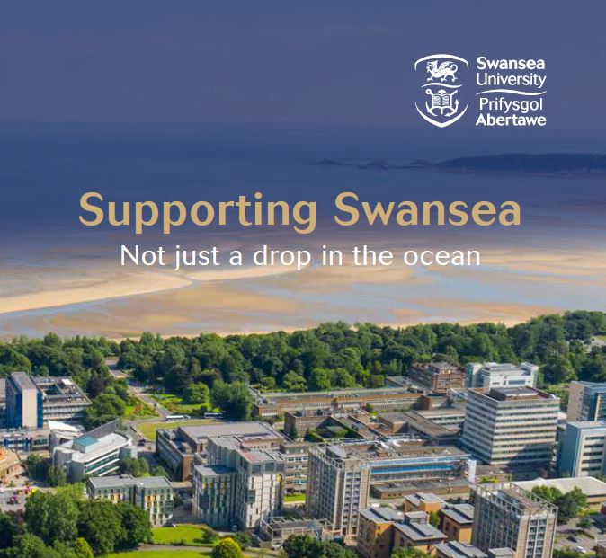 A picture of the Report to Donor 2021 cover. | Supporting Swansea.