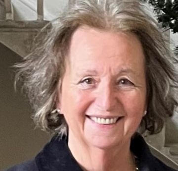 Lady looking at the camera smiling