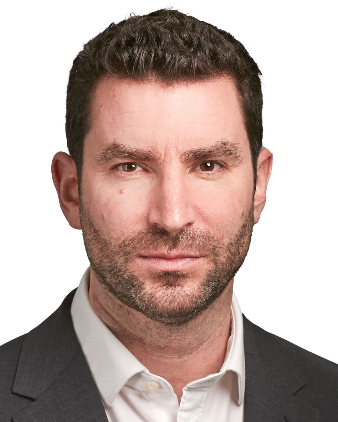 Head shot of a gentleman wearing a suit & tie looking directly at the camera.