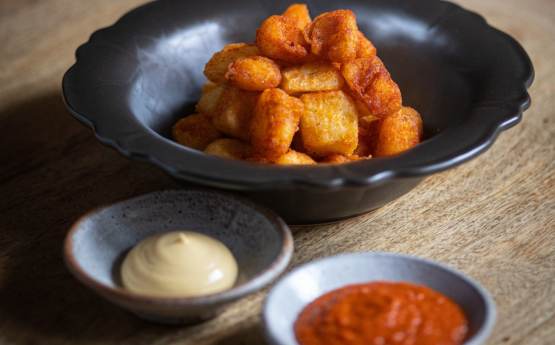 Patatas Bravas with Sherry Alioli