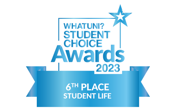 WhatUni 2023 Student Life Top 10 Logo