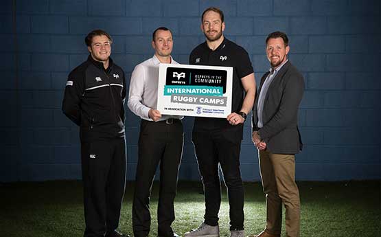 The group tasked with bringing the Osprys and Swansea University Rugby Camps partnership to life