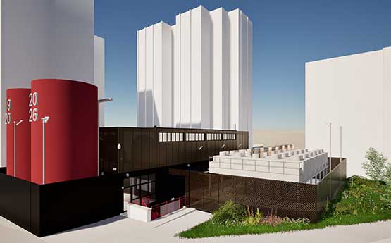 A computer generated image of the proposed Energy Centre