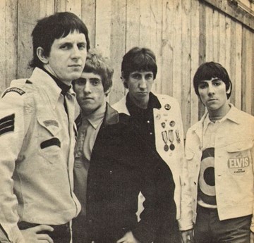 A black and white photo of the Who (from Wikipedia)