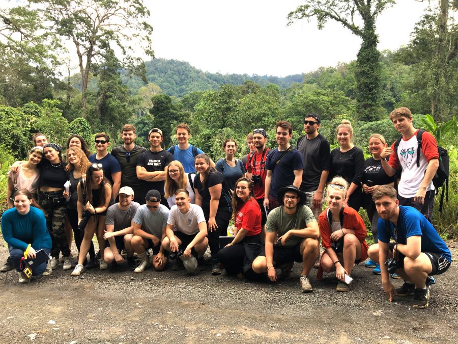 Students in Borneo