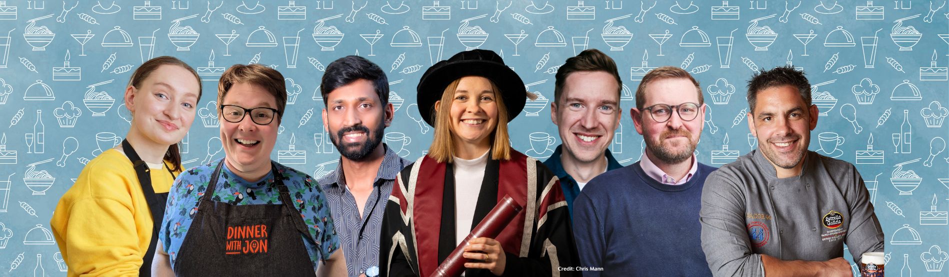 Cyn-fyfyrwyr Abertawe yn llwyddo wrth goginio