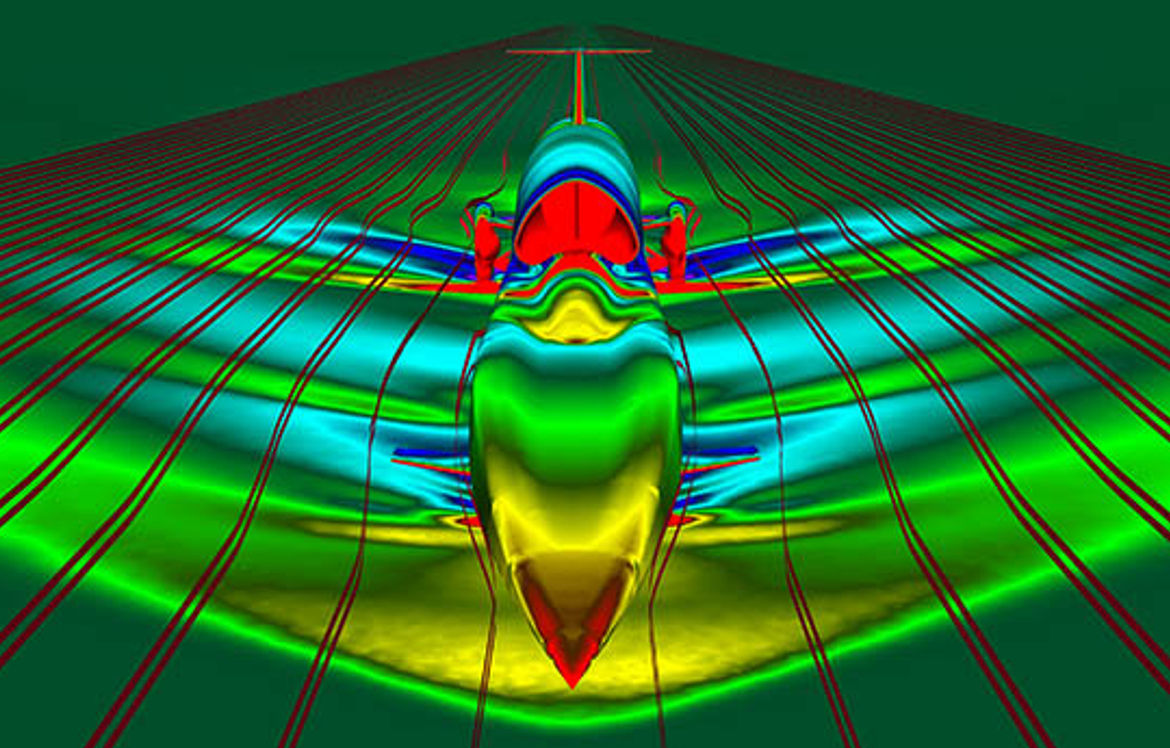 Computational fluid dynamic computer generated image 