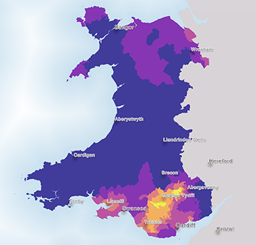 Covid Recovery Map Wales