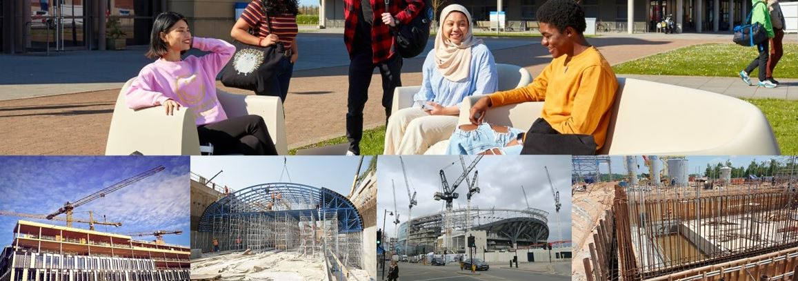 Myfyrwyr ac adeiladau