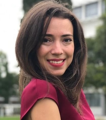 photo of woman with short brown hair