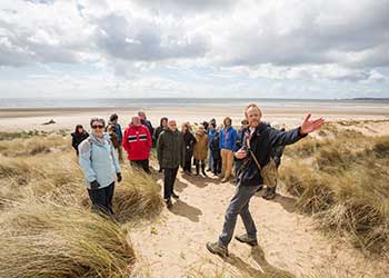 Swansea University's Biodiversity Officer takes a tour through the dunes at Crymlyn Burrows