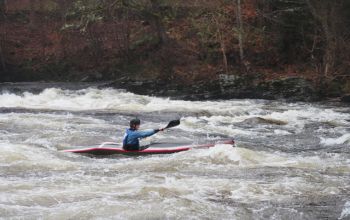 Toby-Peyton Jones kayaking in Scotland 