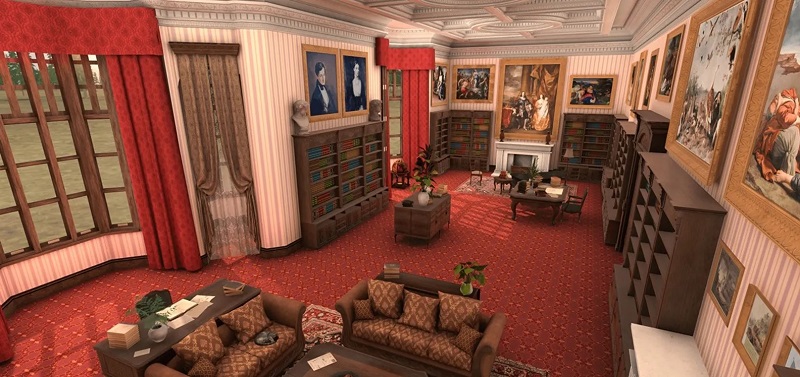 Interior of Margam castle