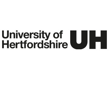 Prifysgol Swydd Hertford logo