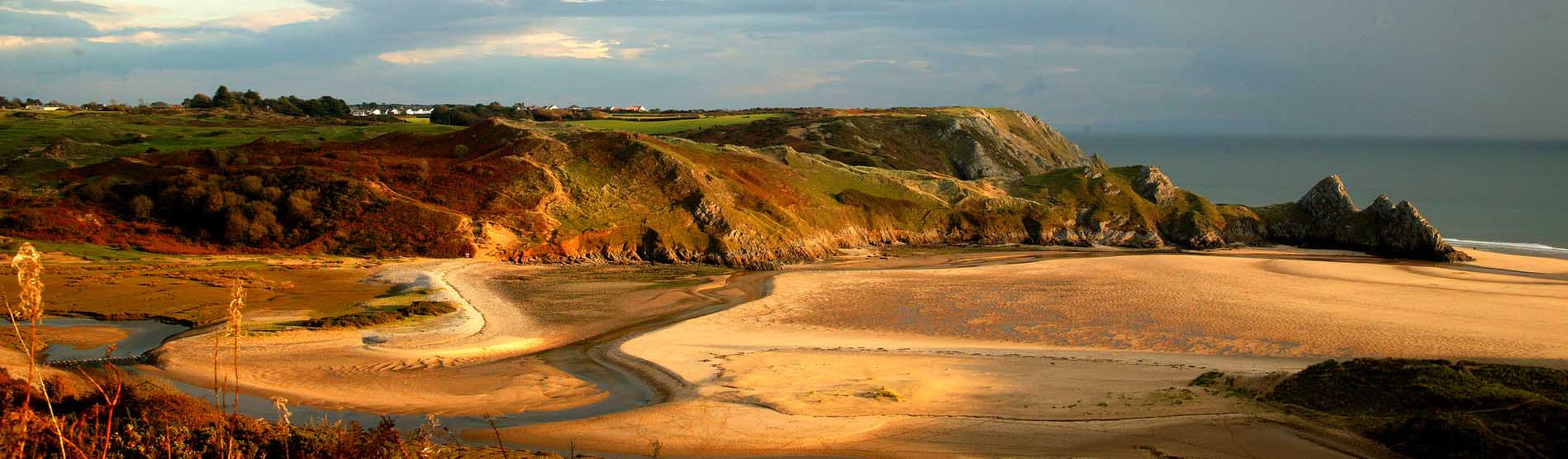 Three Cliffs Bay