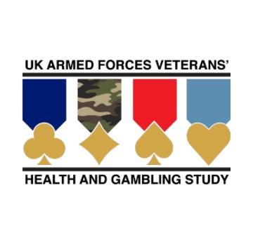Logo for the UK Armed Forces Veterans' Health and Gambling Study