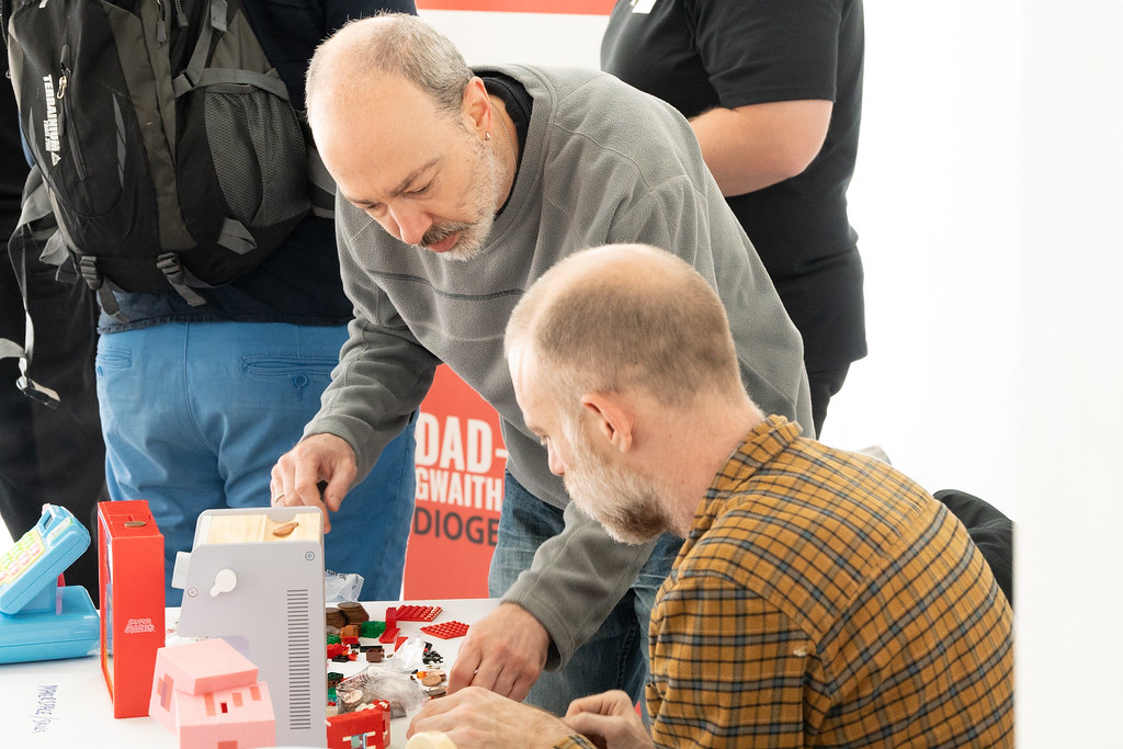 People at local challenges event