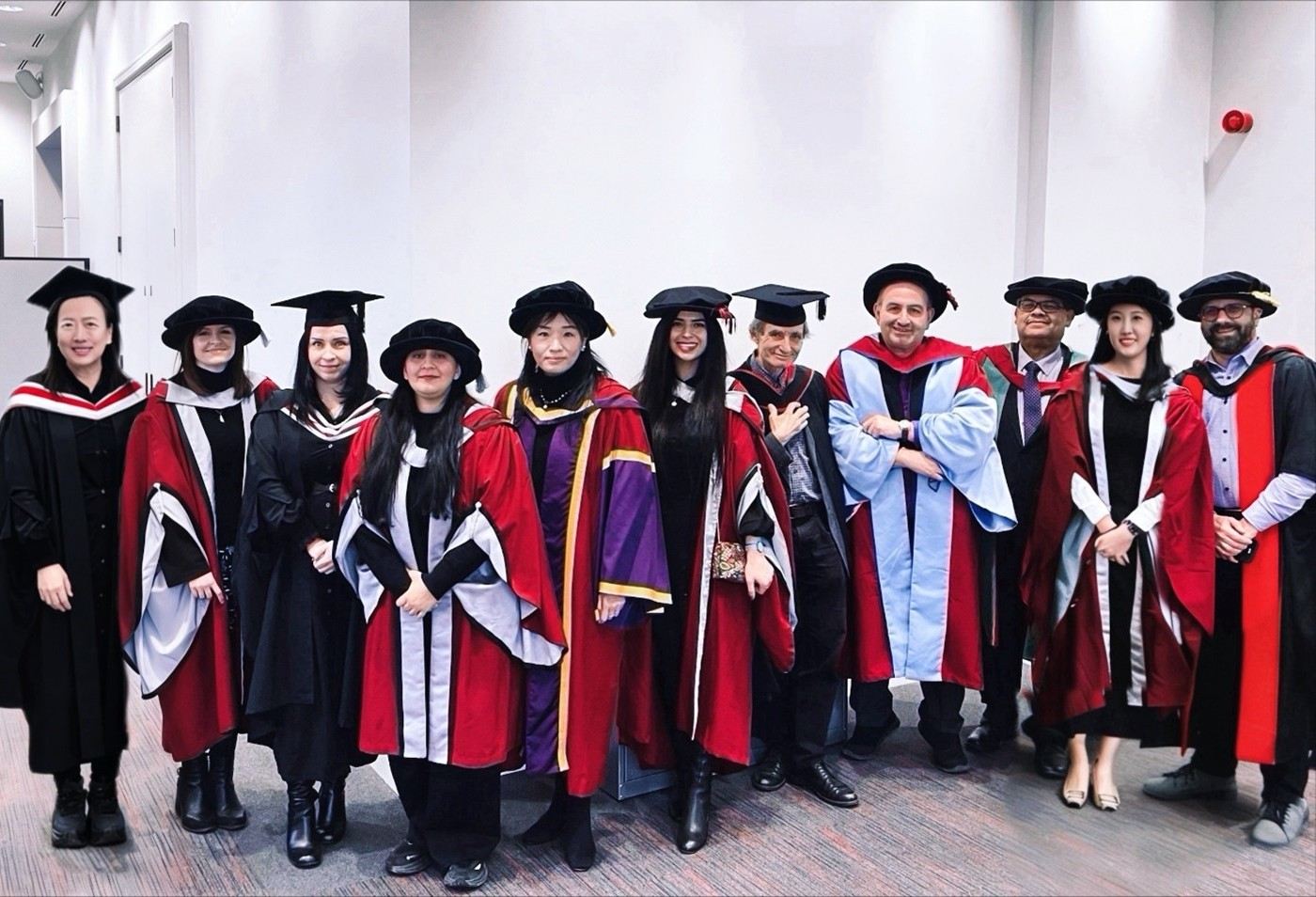 a group photo of the shipping and trade staff