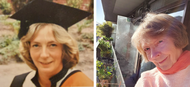 Joan Borley then and now