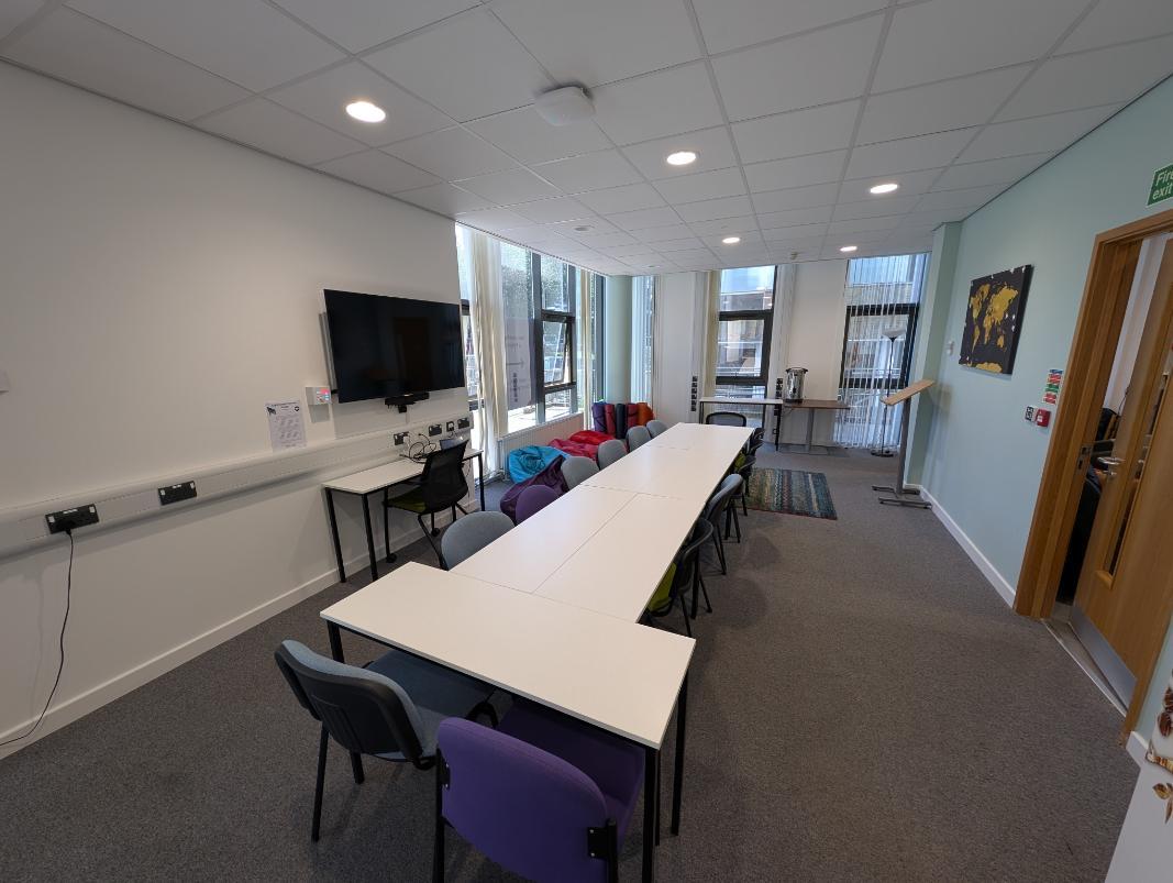 The main bookable meeting room in the Lighthouse