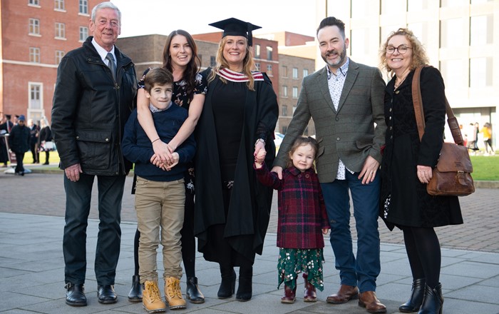 Mother overcomes family battle to graduate with law degree
