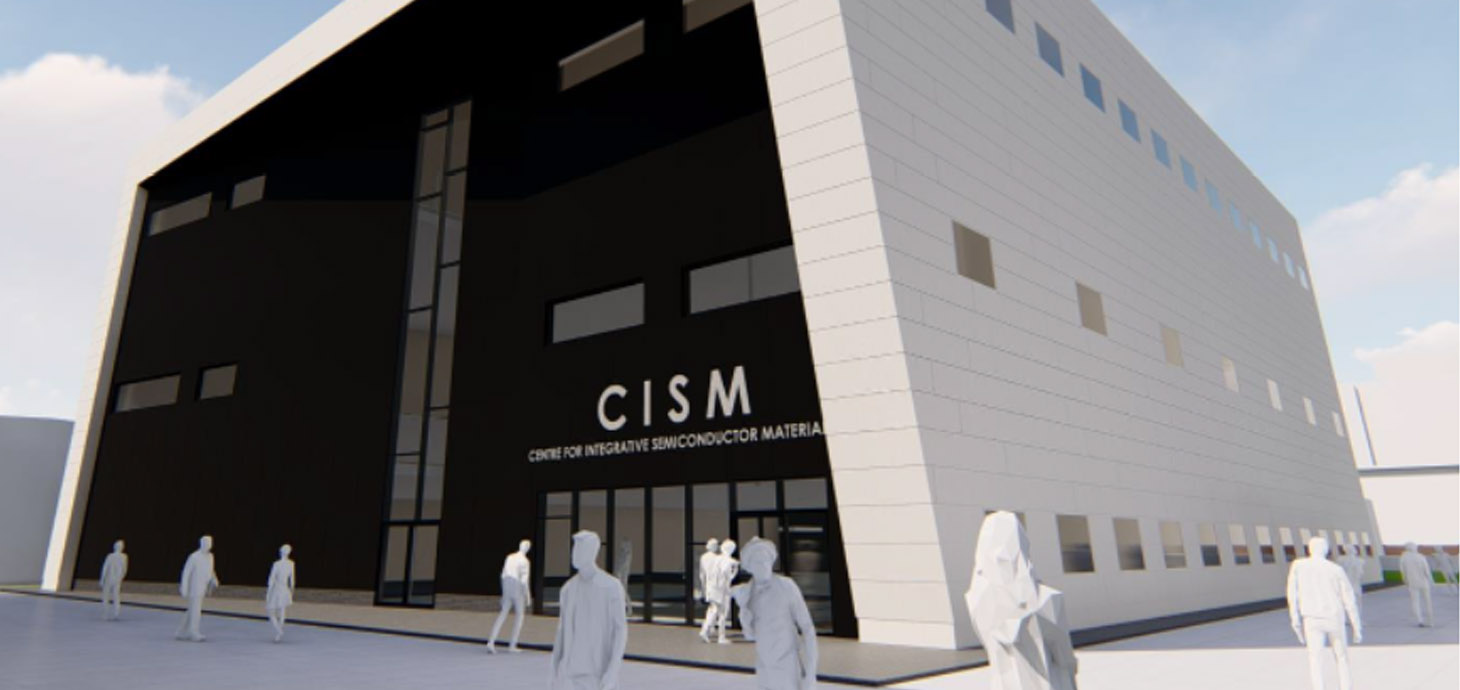 A new UKRI funded £29.92M state-of-the-art facility called the Centre for Integrative Semiconductor Materials (CISM) due for completion in 2022 at Swansea University's Bay Innovation Campus.