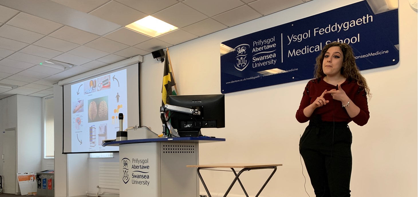 PhD student wins Swansea University 3MT competition final
