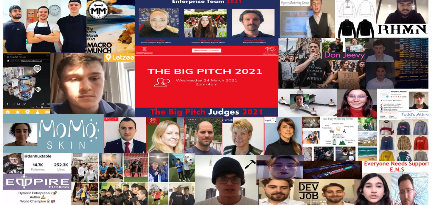 Businesses and judges: twenty-three entrepreneurial students pitched 19 different ideas to the judges, who awarded more than £22,000 to 10 start-ups. 