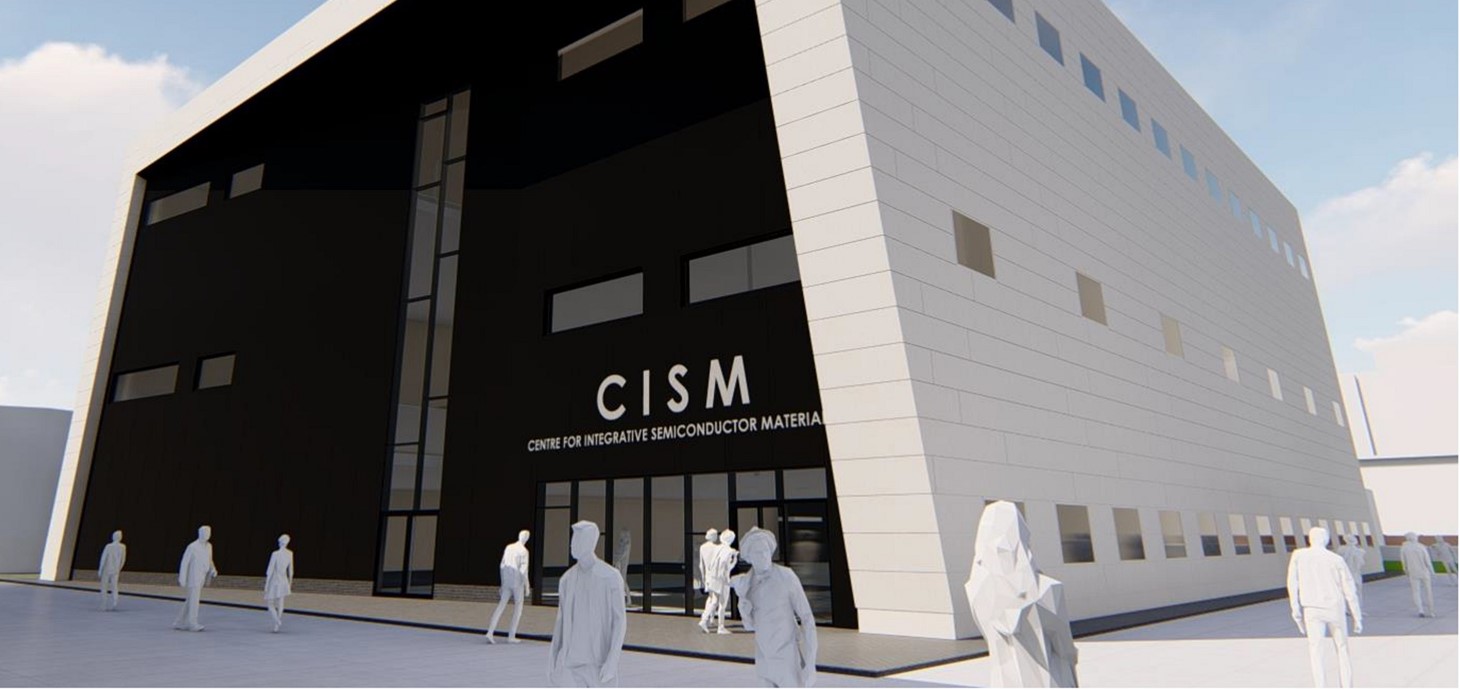 Artist's impression of the exterior of the CISM building.