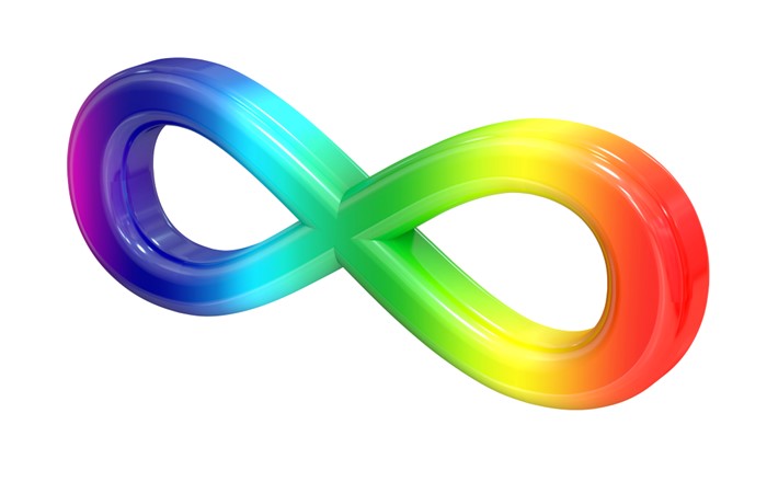 Autism infinity logo.