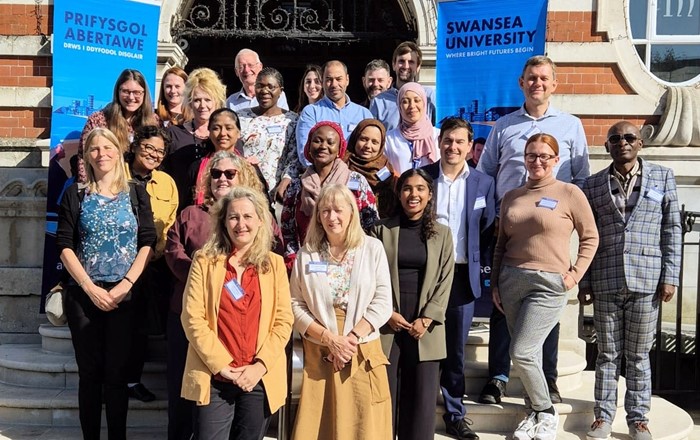 Delegates at the Swansea event, which brought together leading academics, field experts, policy officials and NGO professionals from the UK, Algeria, Bangladesh, Zimbabwe and Rwanda.