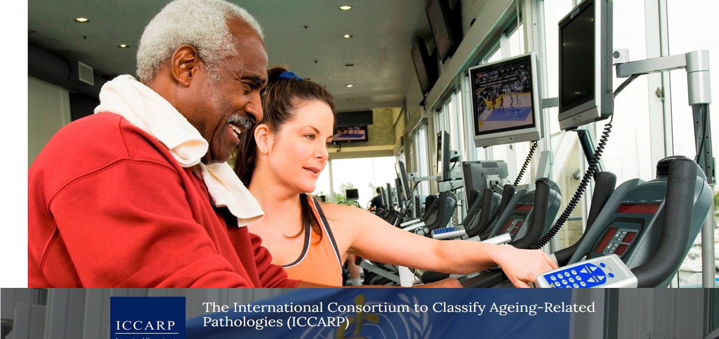 An older man exercising at the gym: the focus of the global project is on effectively managing age-related diseases and enhancing the quality of life for older adults.