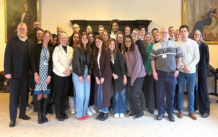 The Trent University visiting delegation with Swansea University representatives and Trent students currently studying in Swansea 