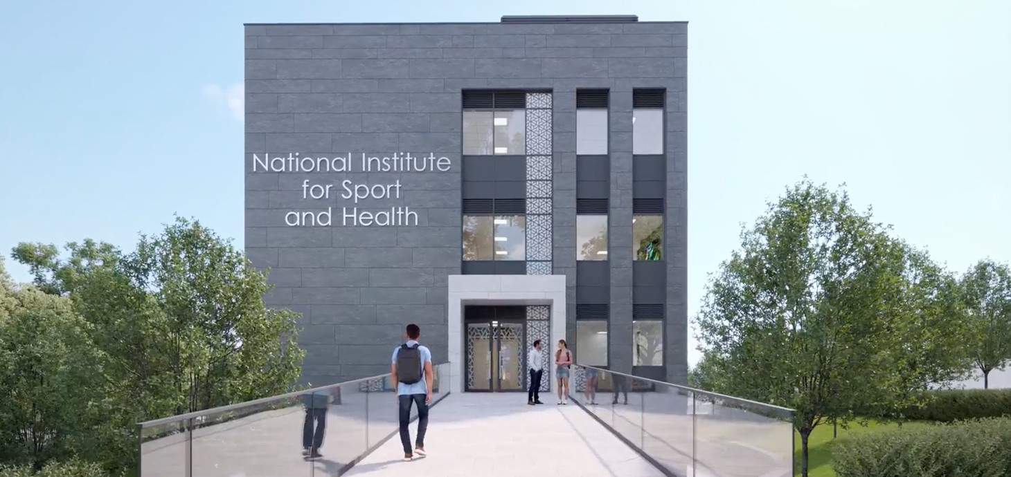 Image of exterior of the new NISH building.