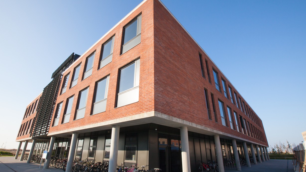 Swansea University's School of Management building on Bay Campus.
