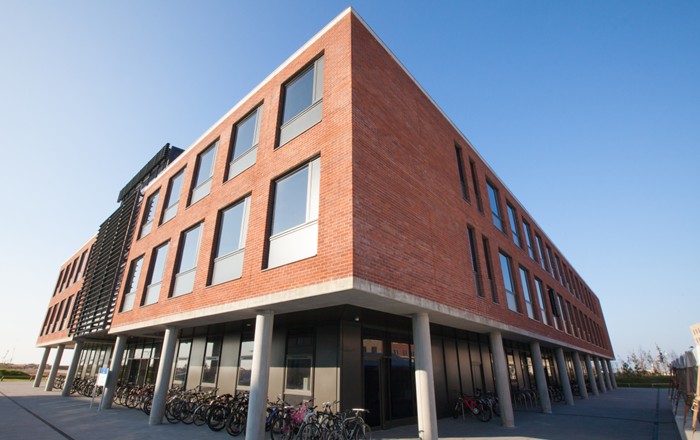Swansea University's School of Management building on Bay Campus.