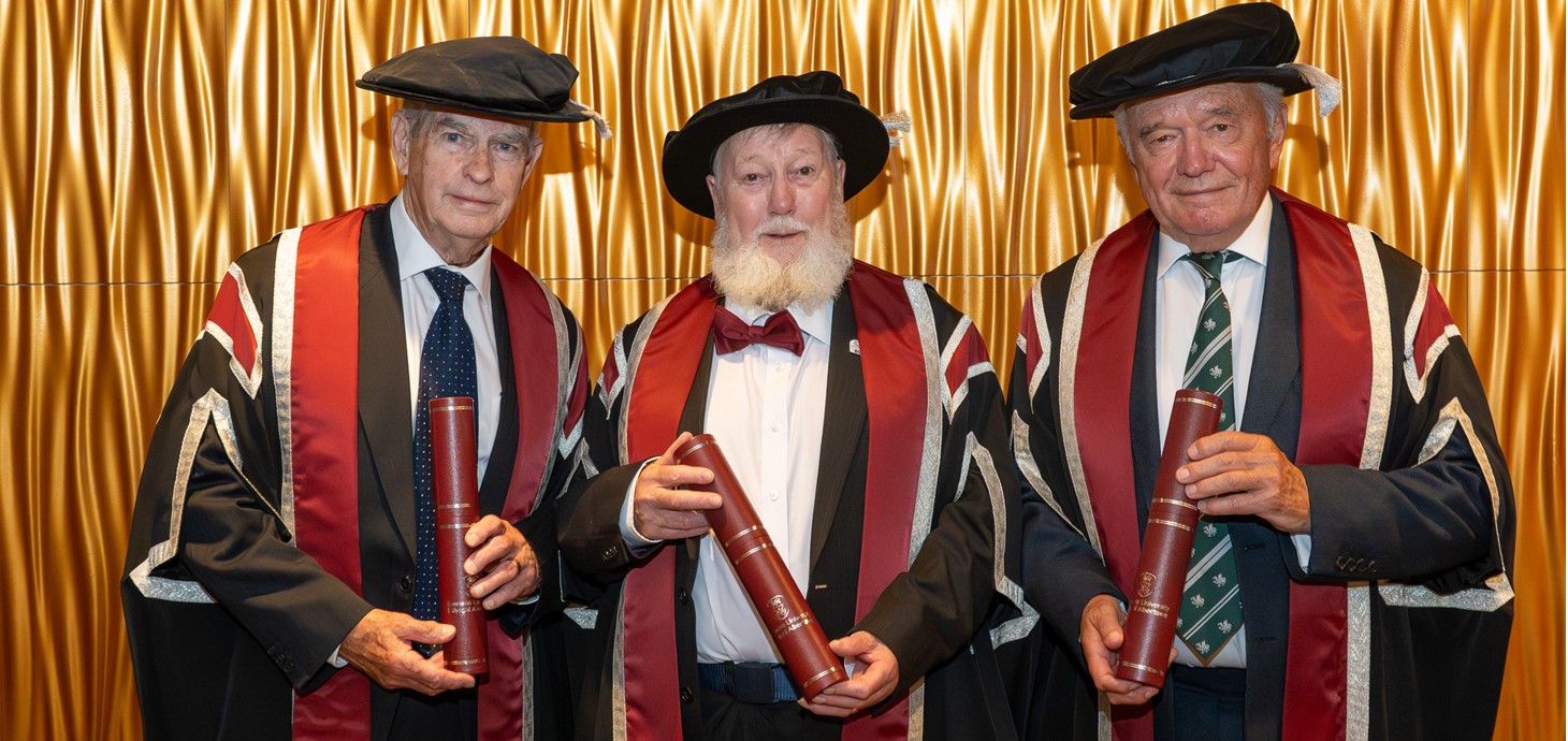 Pictured from left: Eric Reynolds, Peter Jones and Mike West