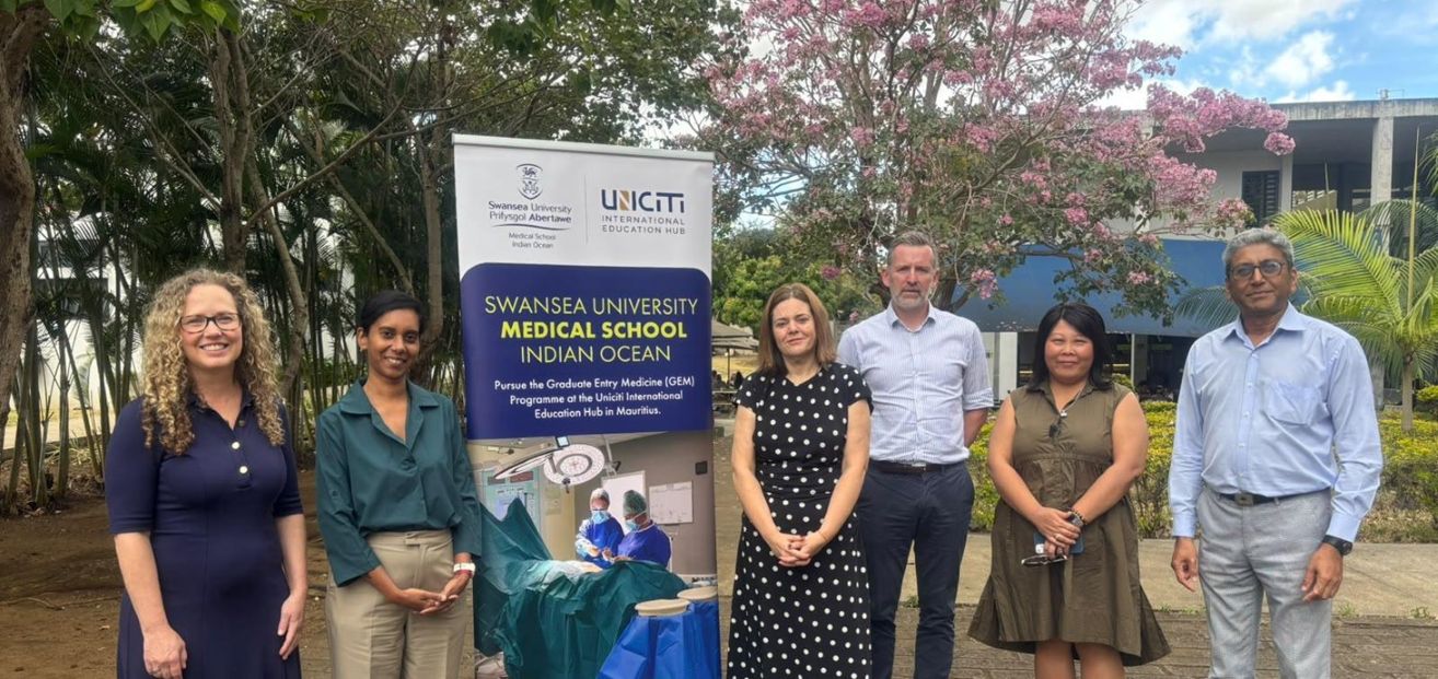 Professor Lisa Wallace, Swansea University, Dr Sanjana Gunasee-Sooben, Uniciti, Professor Ffion Williams, Swansea University, Dr Kenneth Mckeegan, Swansea University, Cecilia Wu, Swansea University, Professor Dhanjay Jhurry, Uniciti.