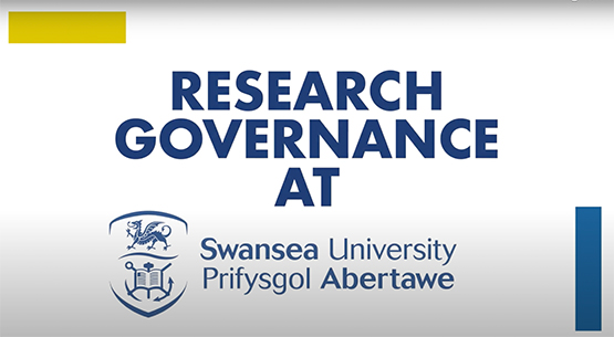 text 'research governance at swansea university'