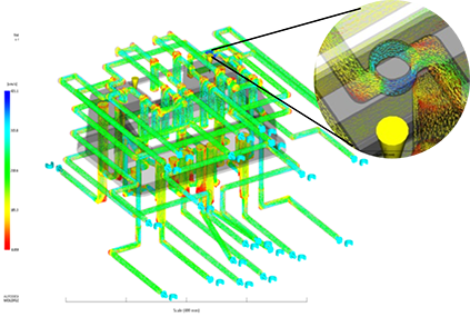 Computational Engineering modelling simulation of medical sharp bin lids