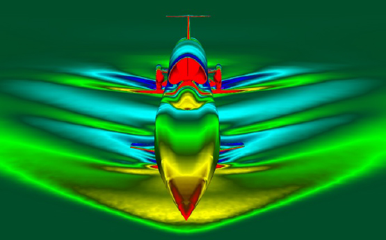 Bloodhound aerodynamic design