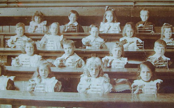 students in a classroom