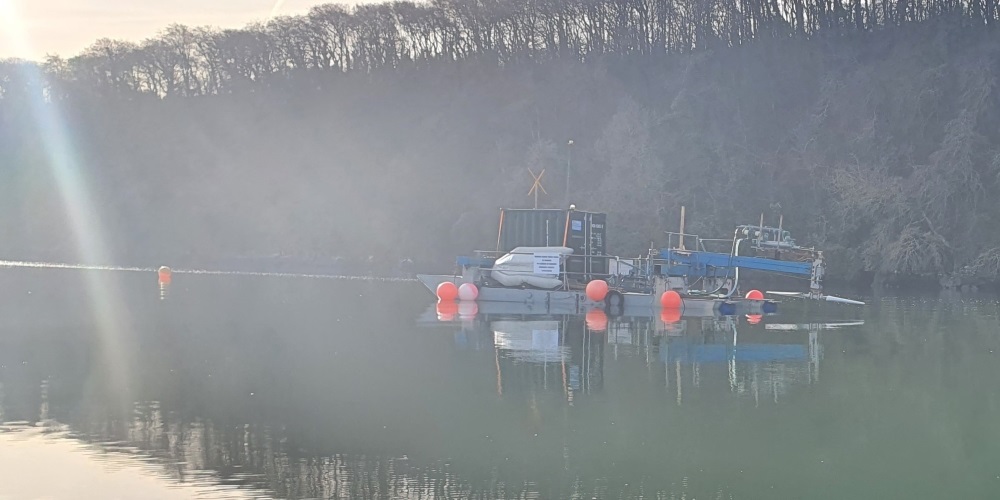 Floating tidal turbine River Cleddau