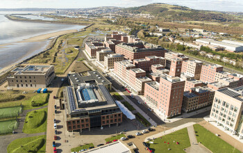Bay Campus aerial view 