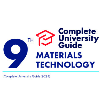 Ranking for Materials Engineering by The Complete University Guide
